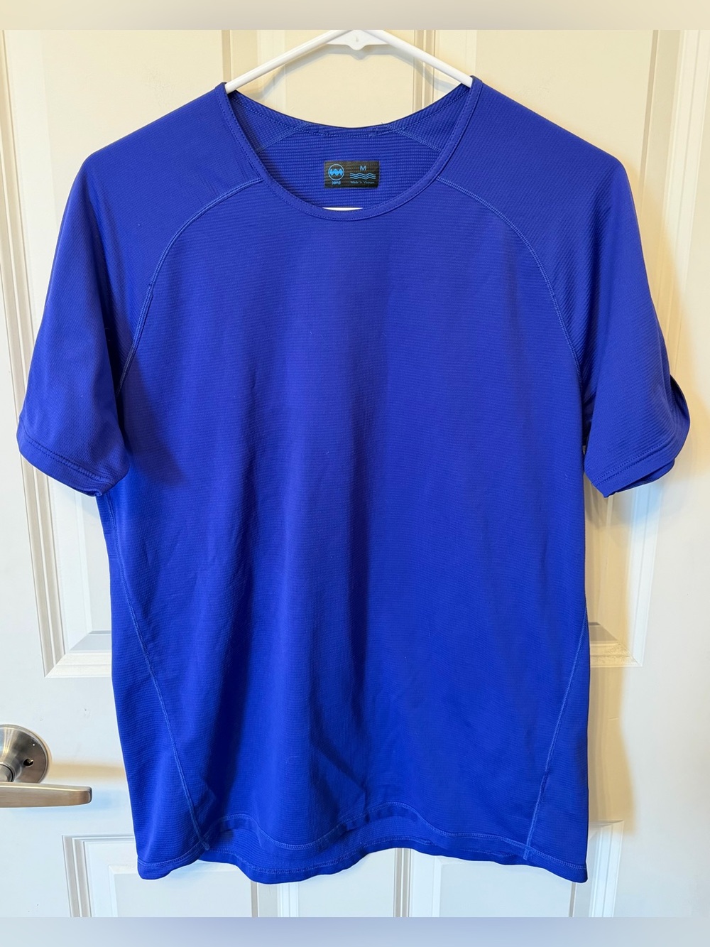Janji Men’s Helio Tech Tee in Violet, Size Medium